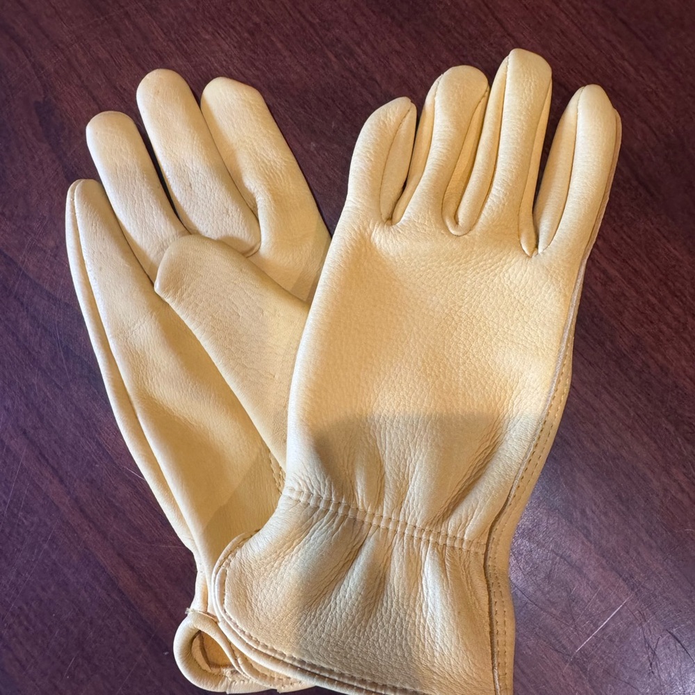 Men's Tan Leather Gloves
